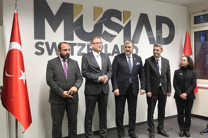 MÜSİAD İsviçre şubesinin yeni ofisi açıldı 6