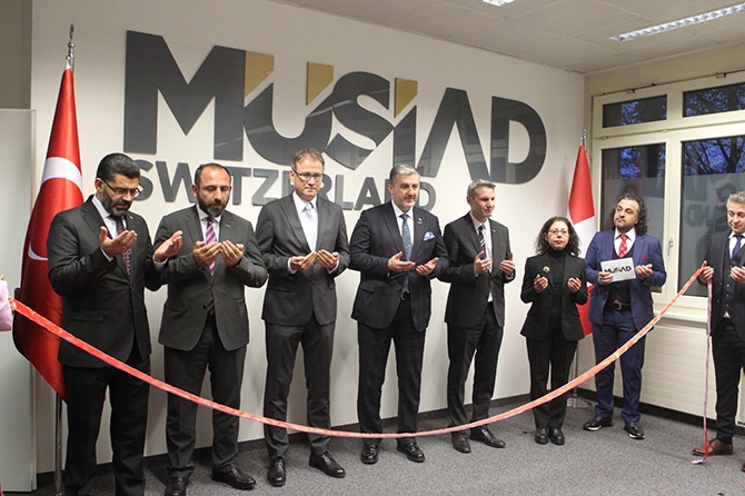 MÜSİAD İsviçre şubesinin yeni ofisi açıldı 7