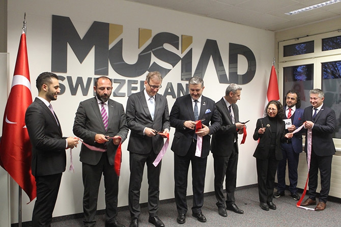 MÜSİAD İsviçre şubesinin yeni ofisi açıldı 8