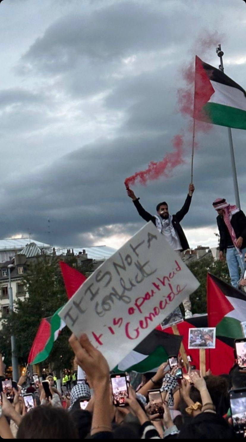 İsviçre'de Filistin'e destek gösterileri düzenlendi 2