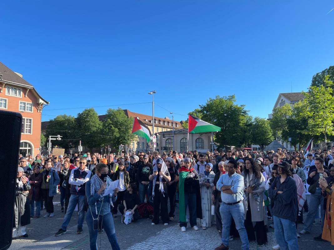 Zürih'te Büyük Protesto: İsrail'in Refah Saldırısına Tepki 3