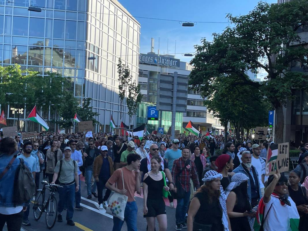 Zürih'te Büyük Protesto: İsrail'in Refah Saldırısına Tepki 4