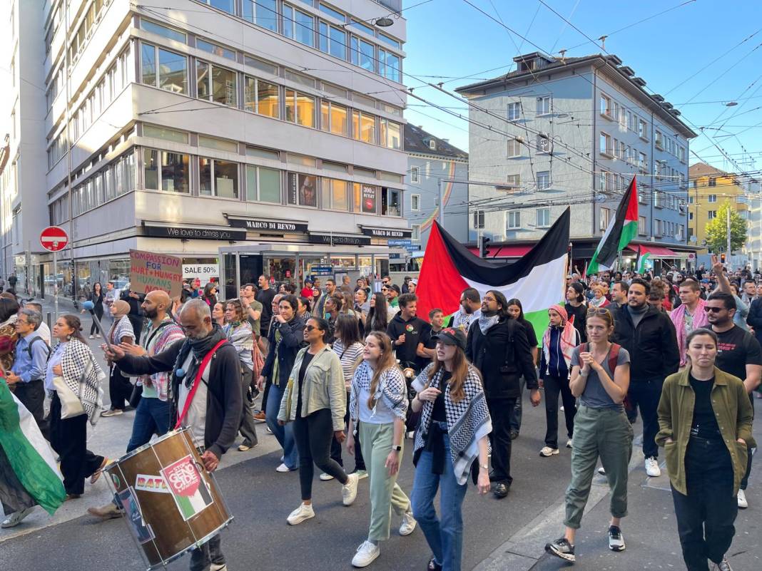 Zürih'te Büyük Protesto: İsrail'in Refah Saldırısına Tepki 5