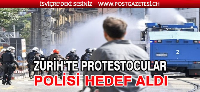 Zürih’te Büyük Protesto gösterisi