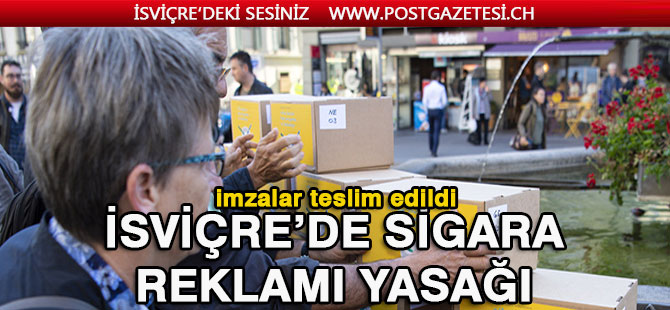 İsviçre’de Sigara reklamlarına yasak geliyor