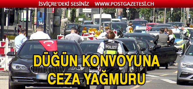 Düğün konvoyunun önünü bu sefer polis kesti! Konvoydakilere ceza yağmuru