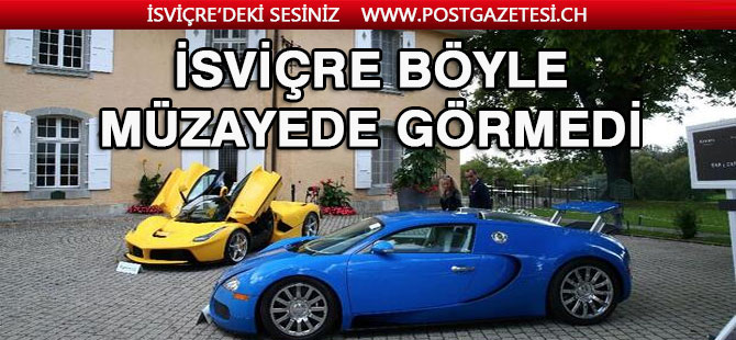 Cenevre'de böyle müzayede görülmedi! 7 Ferrari, 3 Lamborghini, 5 Bentley...