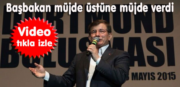 Davutoğlu'ndan gurbetçilere müjde üstüne müjde