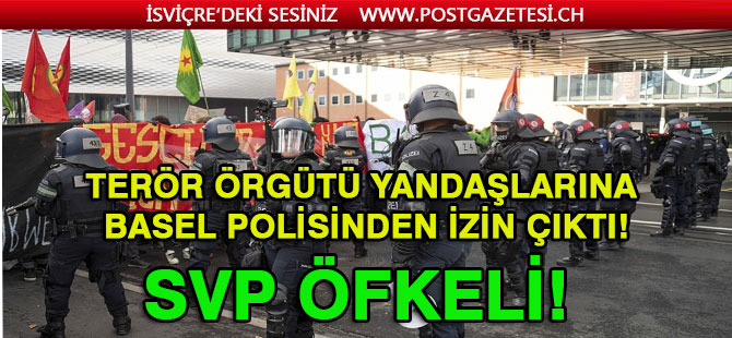 Polis izin verdi, SVP öfkelendi