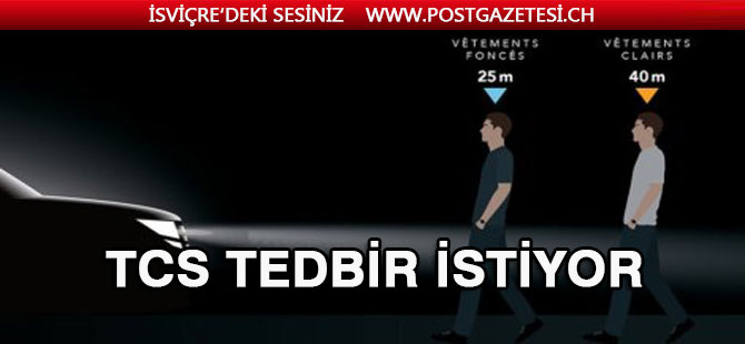 TCS sürücülerden tedbir istiyor