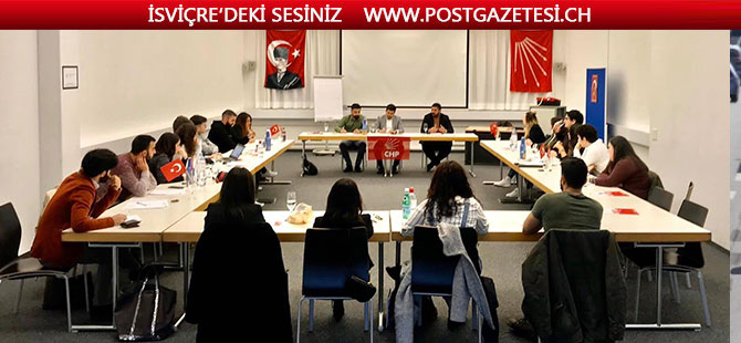 CHP'li gençler Basel'de buluştu