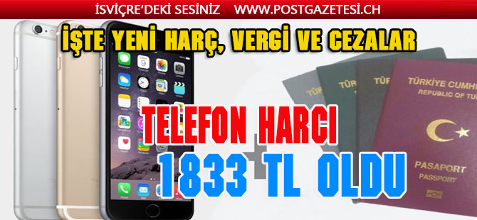 PASAPORT +TELEFON HARCI ZAMLANDI