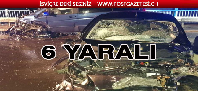 İSVİÇRE’Lİ AİLE KAZA’DA YARALANDI