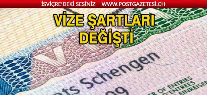 Schengen Vizesi kuralları değişiyor