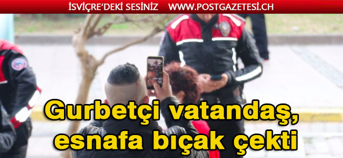 Gurbetçi Antalya'nın göbeğinde bıçakla dehşet saçtı ardından selfie çekti