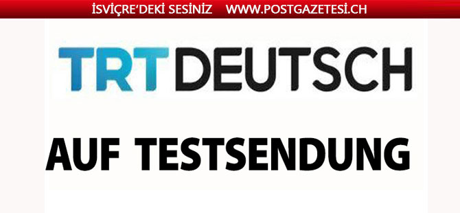 TRT Deutsch test yayınında