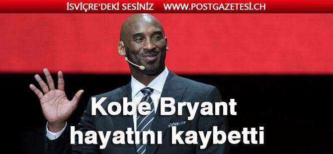 Efsane Basketbolcu  Kobe Bryant hayatını kaybetti