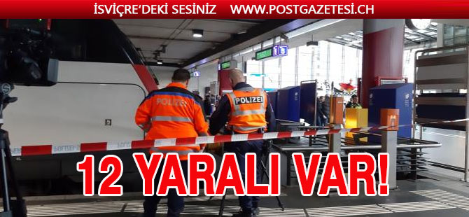 LUZERN’DE TREN KAZASI : 12 YARALI