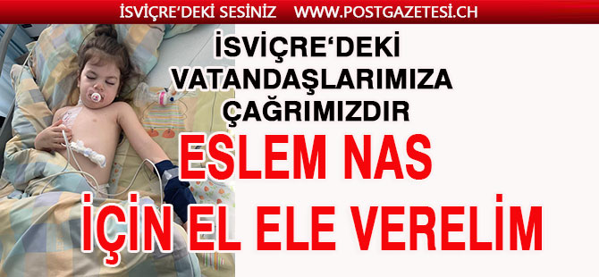 3 YAŞINDAKİ ESLEMİ YAŞATMAK İÇİN SEFERBER OLALIM!