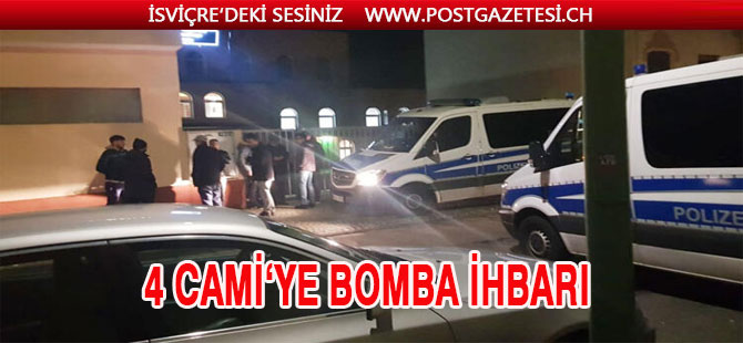 Almanya’da 4 camiye asılsız bomba ihbarı bir camiye de saldırı