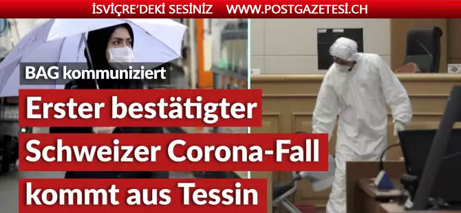 Tessiner (70) ist erster Coronavirus-Patient der Schweiz