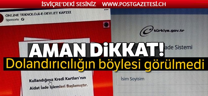 Sahte e-devlet sitesiyle kart aidatı iade dolandırıcılığına dikkat