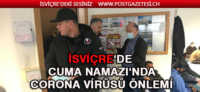 Cuma'da korona virüsü önlemi