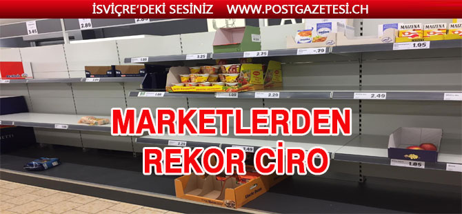 MARKETLERE HUCUM SONRASI REKOR CİRO’LAR