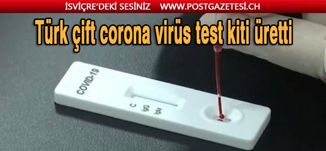 Türk çift koronavirüs için test kiti üretti