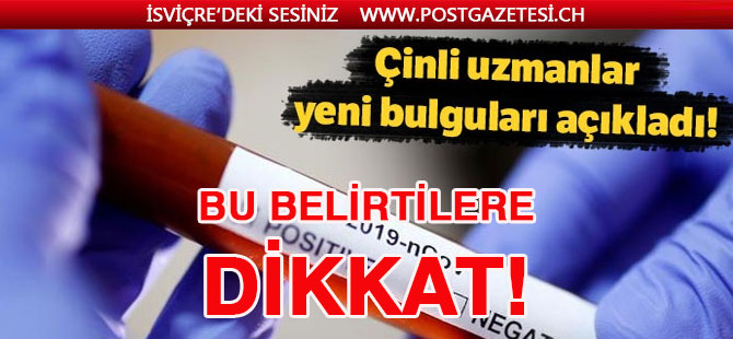 ÇİNLİ UZMANLAR UYARDI