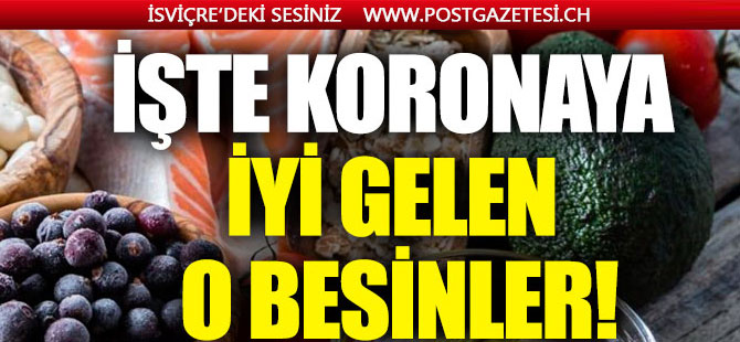 İşte Korona Virüsüne karşı iyi gelen besinler