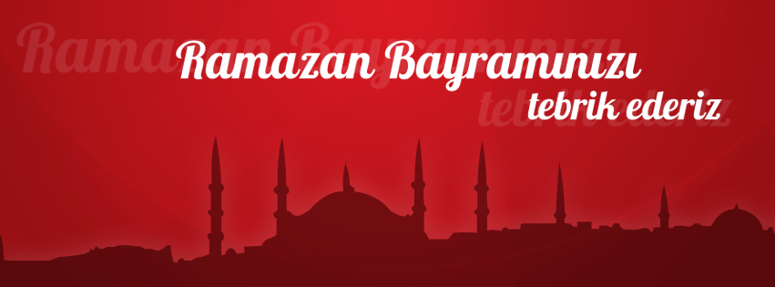 Ramazan Bayramınızı tebrik ederiz