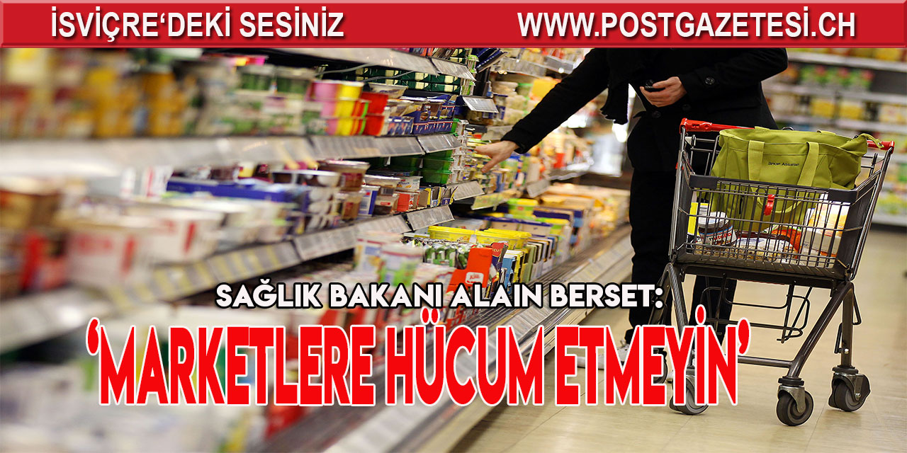 Market alışverişinde izdiham olmaması için DİKKAT!