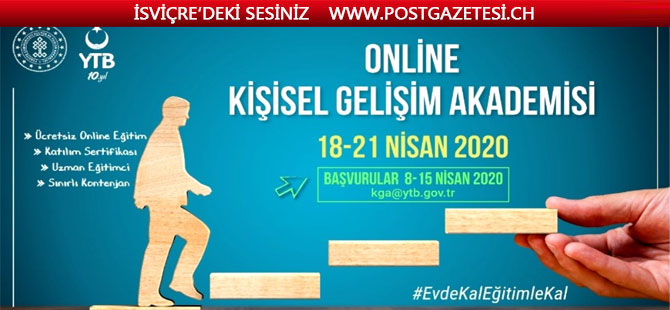 YTB’den yurt dışındaki genç vatandaşlar için online kişisel gelişim akademisi