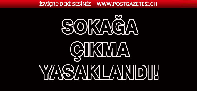 30 Büyükşehirle birlikte Zonguldak'ta il sınırları içerisinde sokağa çıkma yasağı getirildi