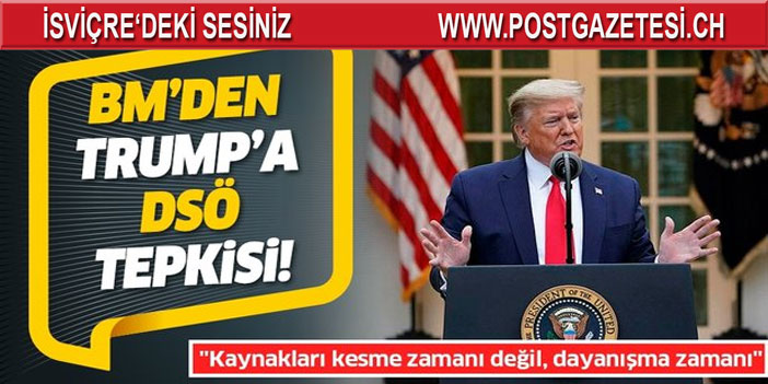 DSÖ’den Trump’a sert yanıt