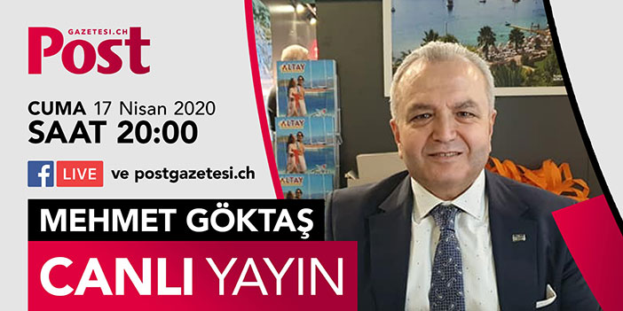 CANLI YAYIN konuğumuz TİSAB Başkanı Mehmet Göktaş olacak