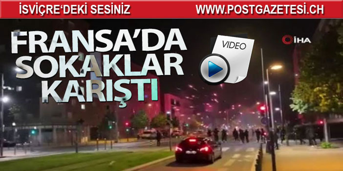 Fransa'da sokaklar karıştı / Bir grup ve polis ekipleri arasında arbede yaşandı