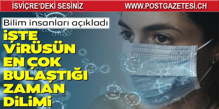 Bilim insanlarından açıkladı! İşte corona virüsün en çok bulaştığı zaman dilimi