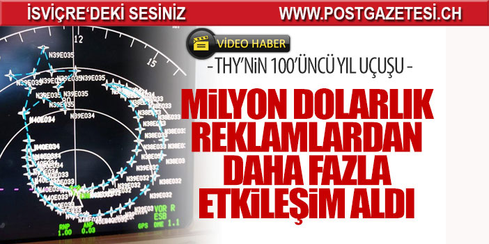 THY’nin "100. Yıl Uçuşu" Dünya'da büyük yankı buldu