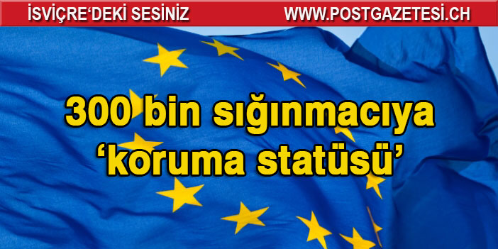 AB geçen yıl yaklaşık 300 bin sığınmacıya 'koruma statüsü' verdi