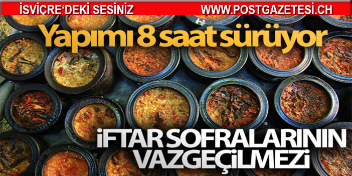 Yapımı 8 saat süren, iftar sofralarının vazgeçilmezi 'Ramazan Keşkeği'