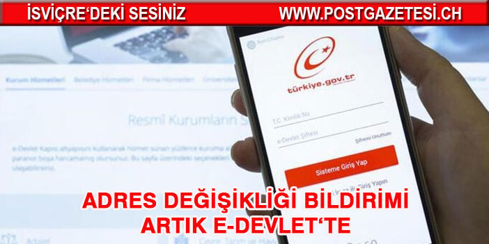 Adres beyanı e-Devlete taşındı