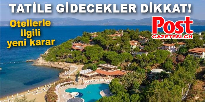 TATİLE GİDECEKLER DİKKAT