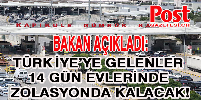 Bakan Karaismailoğlu’ndan dış hat uçuşlarla ve Karantina ile ilgili açıklama