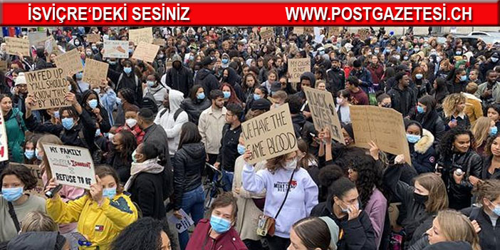 Biel’de  ırkçılığa karşı protesto gösterisi