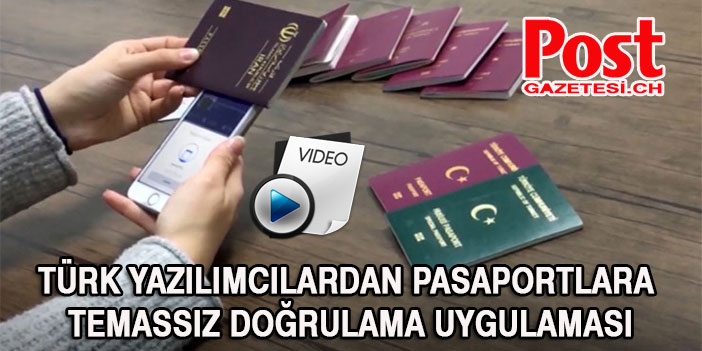 Türk yazılımcılar kimlik ve pasaportları temassız doğrulayan uygulama geliştirdiler