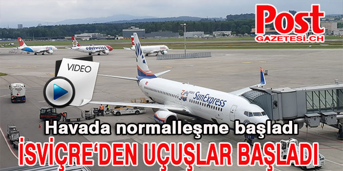 SunExpress ilk uçuşunu Zürih'ten İzmir'e yaptı