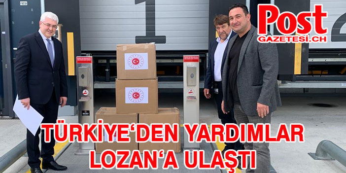 Türkiye'den yardımlar Lozan'da