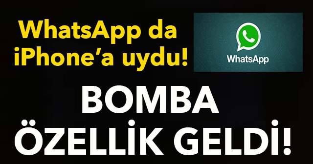 Müjde! WhatsApp'a 3D Touch özelliği geldi